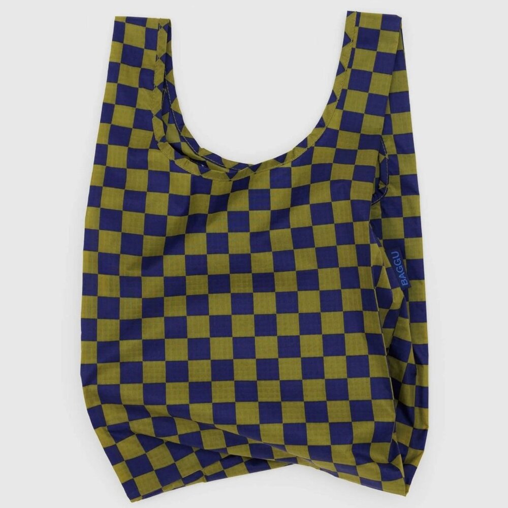 NWT Baby Baggu - Pear Navy Check